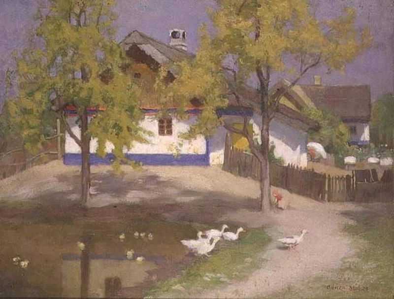 Adrian Scott Stokes - Un cottage slavo a Kalocsa
